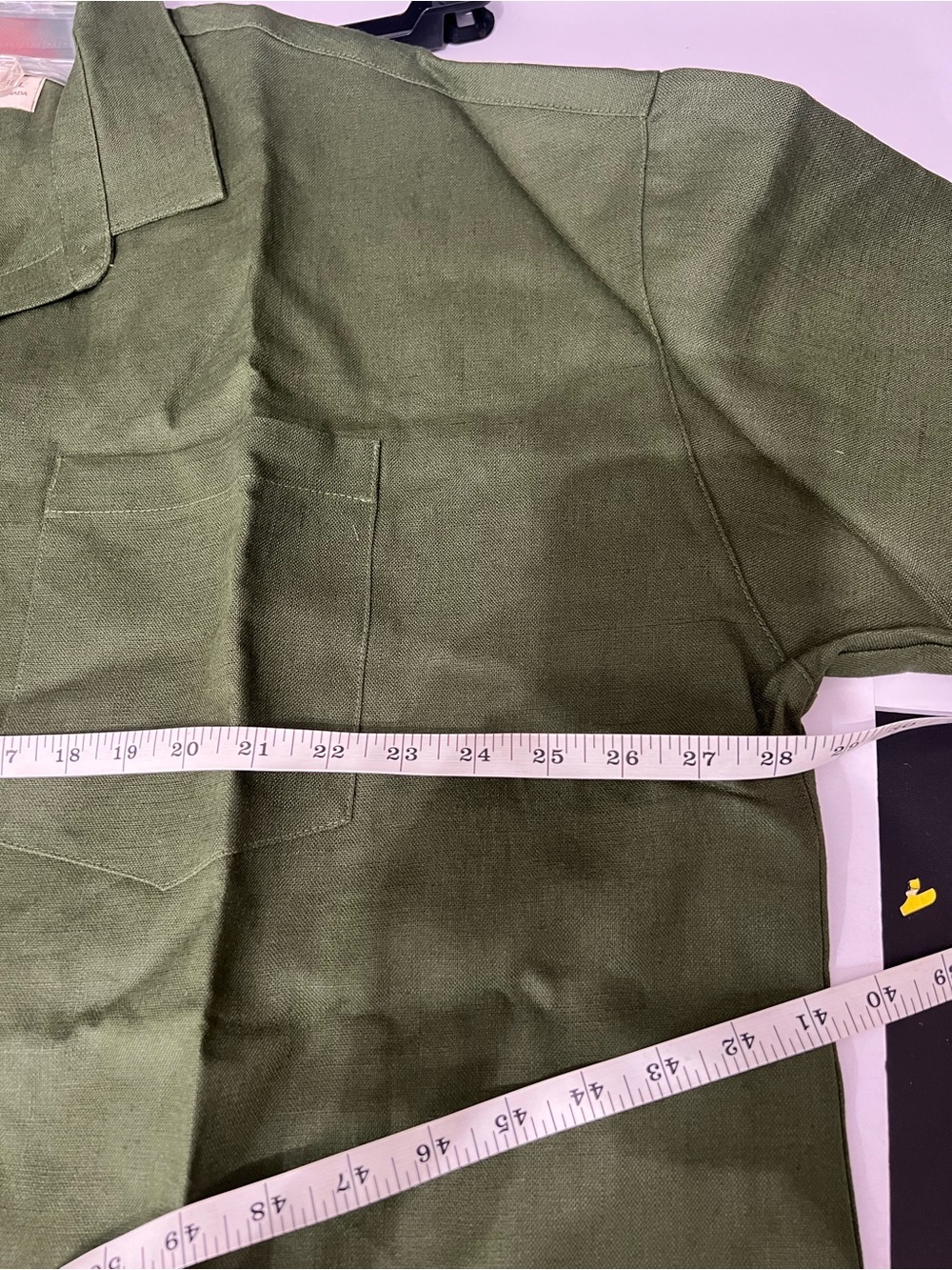 Free Label Pine Linen Cora Shacket Olive Green 3X NWT $198 - Picture 6 of 9